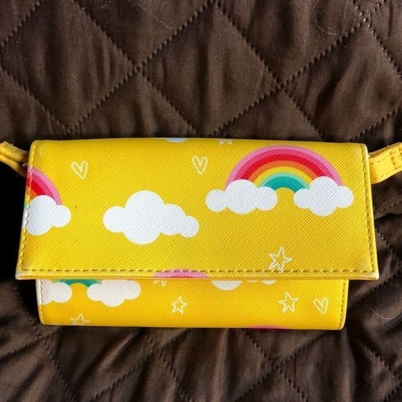 Dabney Lee Handbags - Dabney Lee rainbow design crossover purse